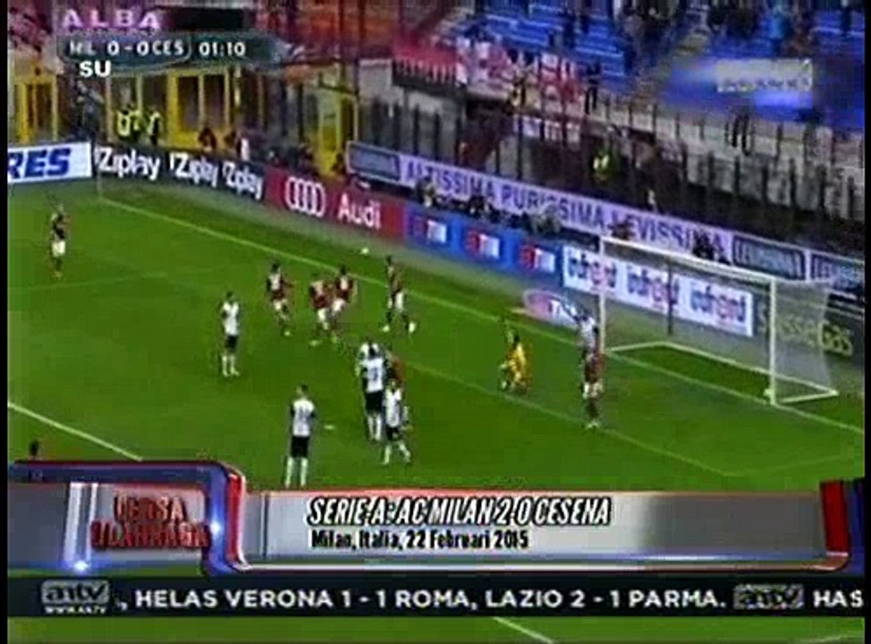 AC Milan Taklukkan Cesena 2-0