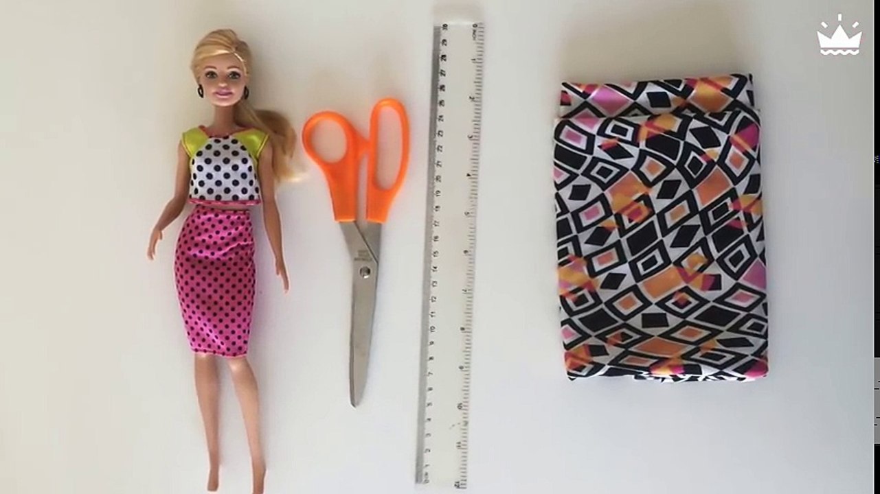 DIY Barbie Bathing Suits Without Sewing  No-Sew No-Glue Doll Swimsuits and Clothes
