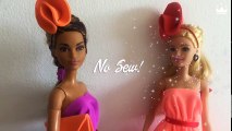 Barbie Doll Dress  DIY How To Make a Doll Dress  Barbie Clothes Tutorial