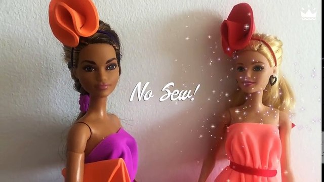 Barbie Doll Dress DIY How To Make a Doll Dress Barbie Clothes Tutorial