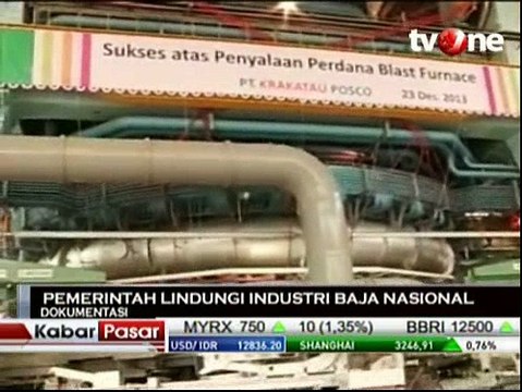 Pemerintah Naikkan Tarif Impor Baja 15%