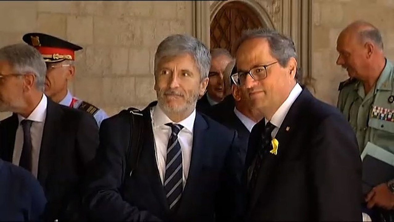 Marlaska y Torra se reúnen en la Junta de Seguridad