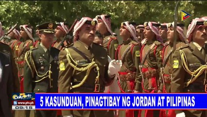 5 kasunduan, pinagtibay ng Jordan at Pilipinas