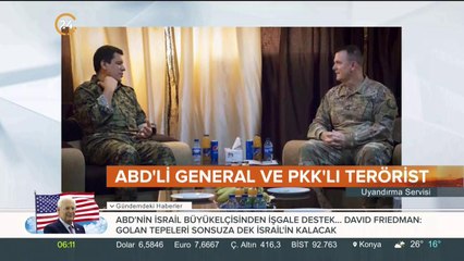 PKK/YPG'li terörist ile poz verdi