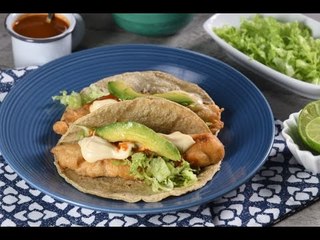 Tacos de Pescado Capeado con Cerveza
