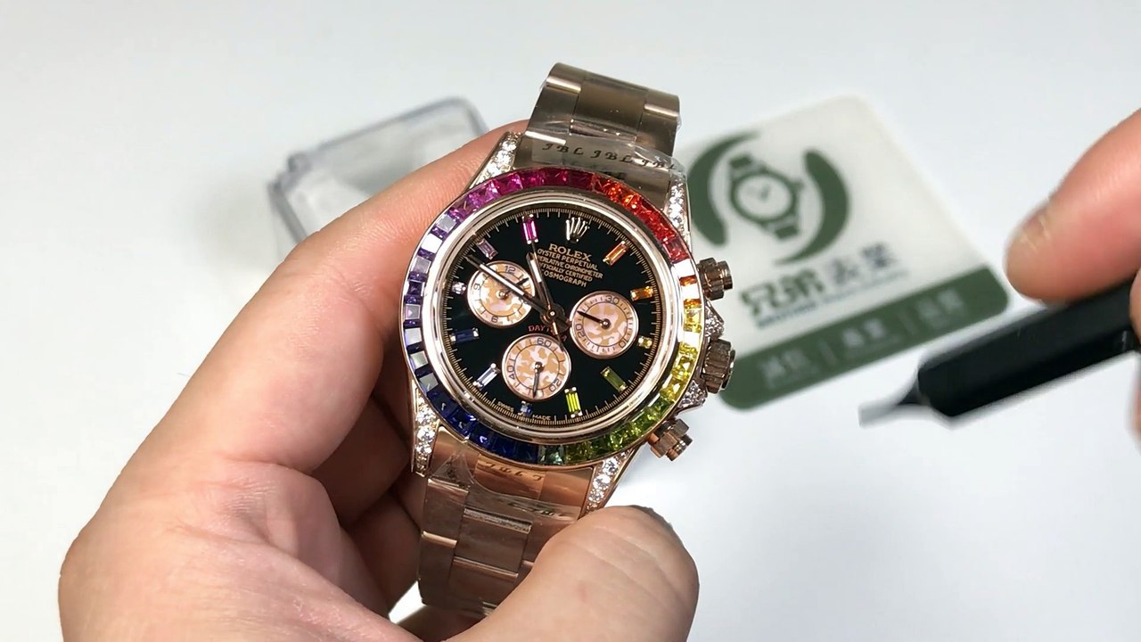 [evaluation] Basel watch exhibition new labor S rainbow Di Tong Na 116595RBOW 【测评】巴塞尔钟表展新品劳力S彩虹迪通拿116595RBOW