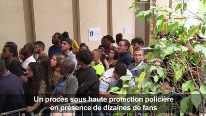 Foule et haute protection policière au procès de Booba et Kaaris