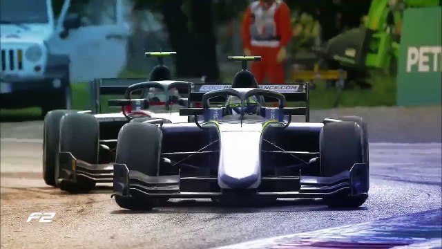 George Russell and Lando Norris Duel at Monza - Formula 2 Italy 2018(1)