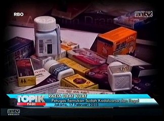 Ratusan Obat Kuat Kedaluwarsa dan Ilegal Dirazia