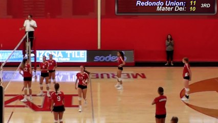 Redondo Union Sea Hawks vs. Mater Dei Monarchs JV girls voll