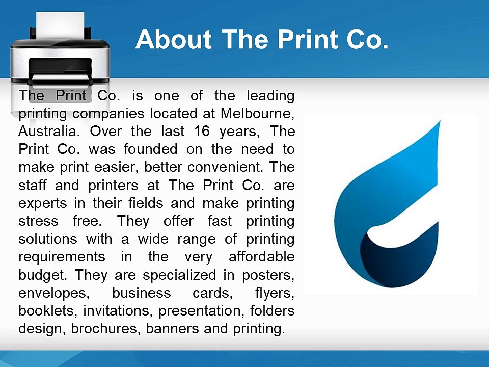 Professional Printing Melbourne