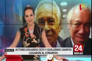 Congreso: actores Guillermo Campos y Eduardo Cesti se reunieron con Francesco Petrozzi