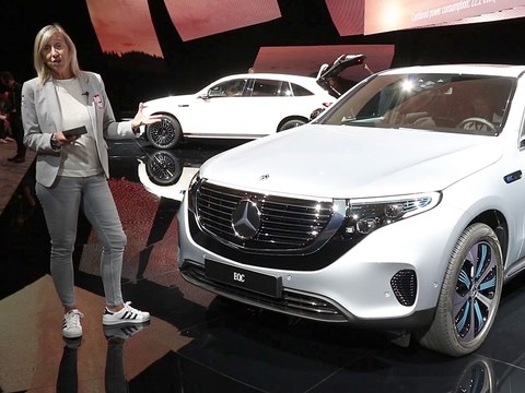 A bord de la Mercedes EQC