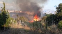 Antalya’da Konyaaltı Sahili'ne yakın alanda orman yangını çıktı
