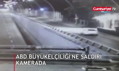 ABD Büyükelçiliğine saldırının görüntüleri ortaya çıktı