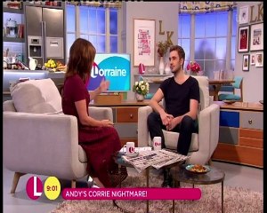 Coronation Street's Andy on Lorraine 9 January 2017