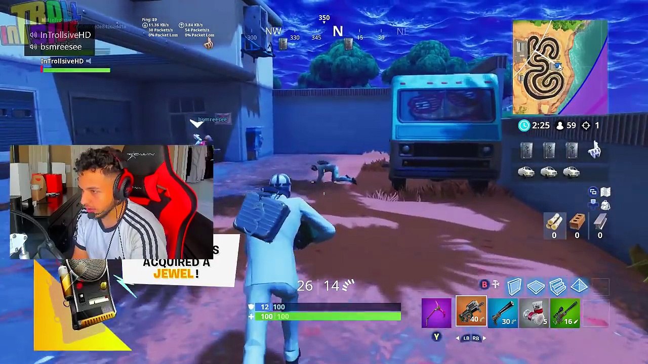 STEALING "JEWEL LLAMA" IN "THE GETAWAY LTM" INTO THE STORM ON FORTNITE (Funny Fortnite Trolling)
