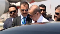 Türkiye Cumhurbaşkanı Erdoğan İran’da – Havalimanı karşılama - TAHRAN