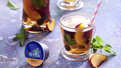 Mixed Berry Peach Iced Tea