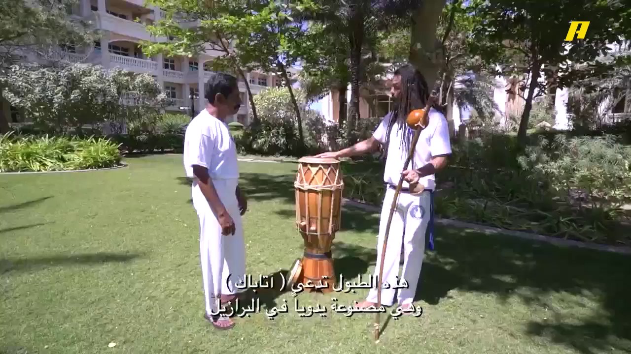 ضيف عيش الدور يتدرب على رياضة فريدة من نوعها.. شاهد ما هي