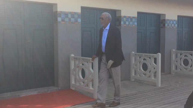 Morgan Freeman, sur les planches de Deauville.