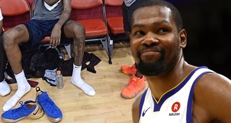 Basketbolcu Kevin Durant'in Ayağı Şaşkına Çevirdi