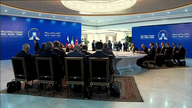 Türkiye-Rusya-İran Üçlü Zirvesi - İran Cumhurbaşkanı Hasan Ruhani - TAHRAN