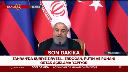 Tahran'da Suriye zirvesi