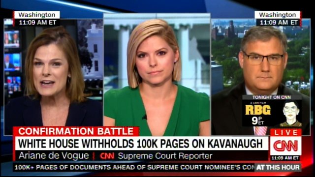 White House withholds 100K pages on kavanaugh. #WhiteHouse #CNN #Kavanaugh