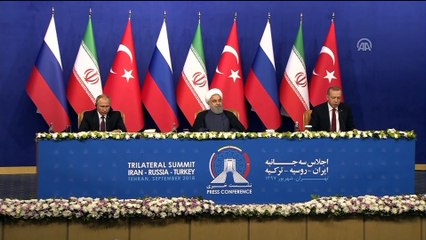 Erdoğan: 'Bugün burada bulunma sebebimiz, yaşanan insani drama son vermenin yollarını aramaktır'- TAHRAN