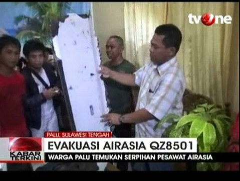 Serpihan Pesawat AirAsia Kembali Ditemukan di Palu
