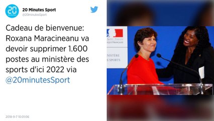 La moitié des postes bientôt supprimés au ministère des sports.