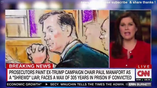 BREAKING NEWS TRUMP WATCHING TV COVERAGE OF MANAFORT TRIAL WANTS FREQUENT TRIAL UPDATES