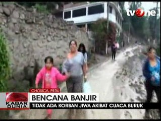 Banjir di Chosica Hancurkan 40 Rumah