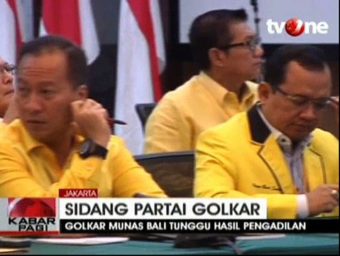Golkar Munas Bali Tak Hadiri Sidang Perdana Mahkamah Partai