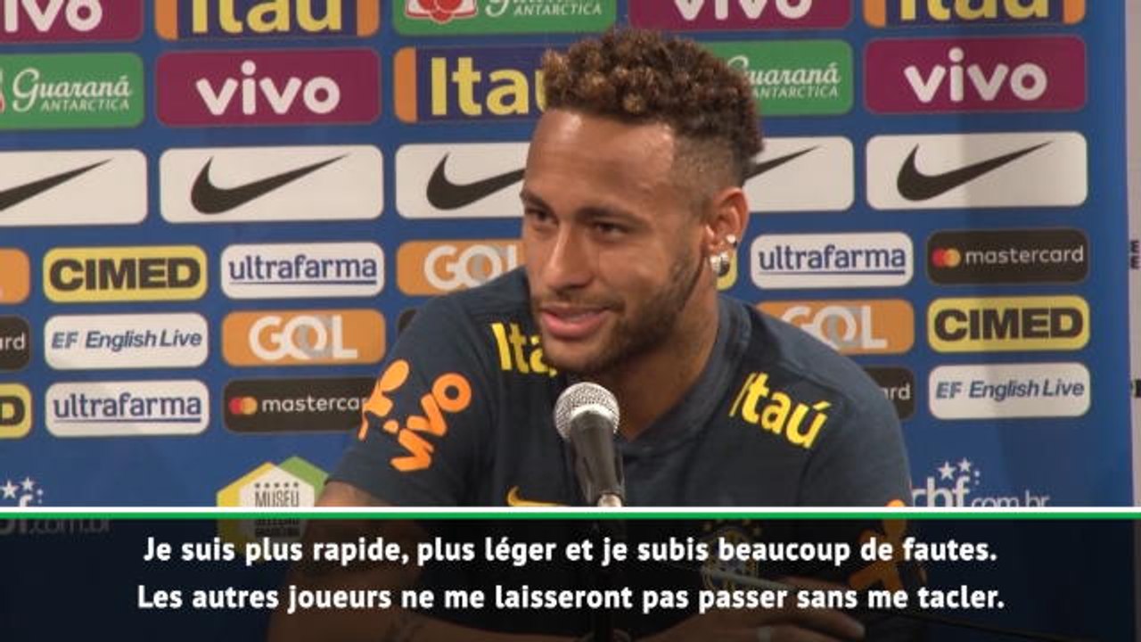 Brésil - Neymar : "Je subis beaucoup de fautes"