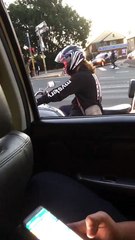 Motorcycle Burnout Fail