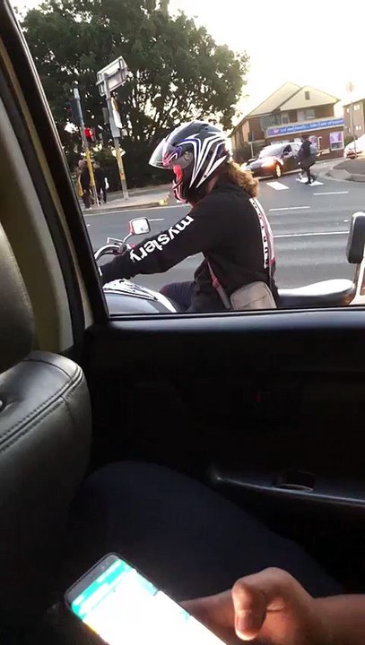 Motorcycle Burnout Fail