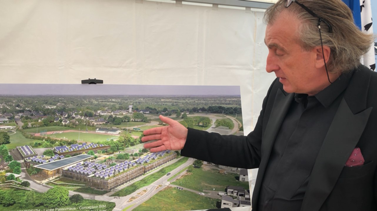 Les architectes décrivent le lycée de Liffré