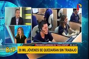 Apeco: 20 mil jóvenes se quedarían sin trabajo tras prohibición de llamadas de call centers