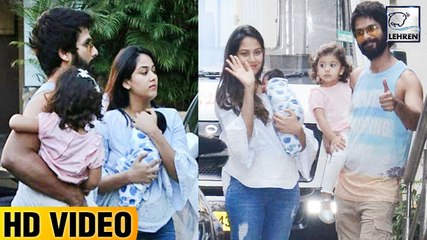 Shahid Kapoor Takes Baby Zain Home WATCH VIDEO