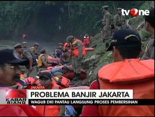 Wagub DKI Pantau Pembersihan Sungai Ciliwung