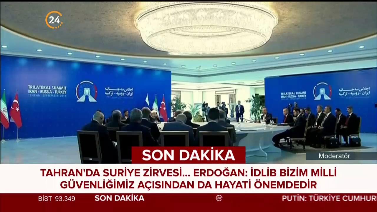 Tahran'da beklenen zirve gerçekleşti