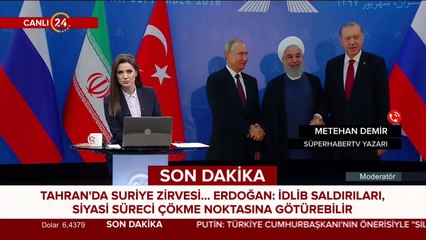 Tahran'da Suriye zirvesi