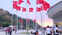 Spor Türk Taraftarlar Milli Maç İçin Stada Gelmeye Başladı