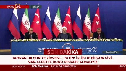 Tahran'da Suriye zirvesi