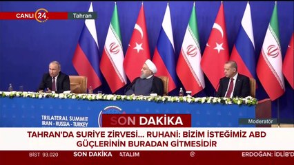 Tahran'da Suriye zirvesi