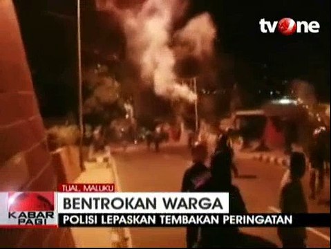 Bentrokan Antara Dua Kelompok Warga di Maluku