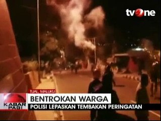 Bentrokan Antara Dua Kelompok Warga di Maluku