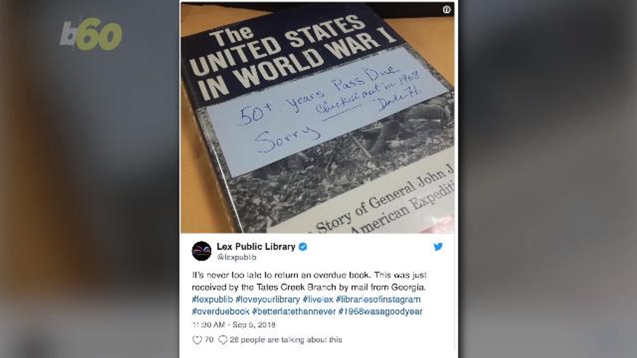 Man Finally Returns Overdue Library Book... 50 Years Late